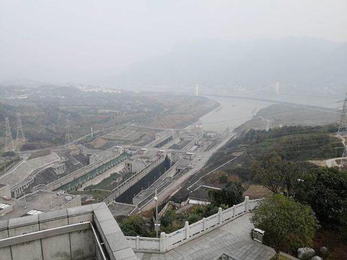 壇子嶺觀景平臺俯瞰的景色
